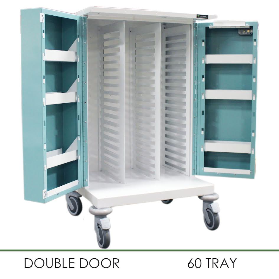 60 Tray Multimeds Drugs Trolley | PM450