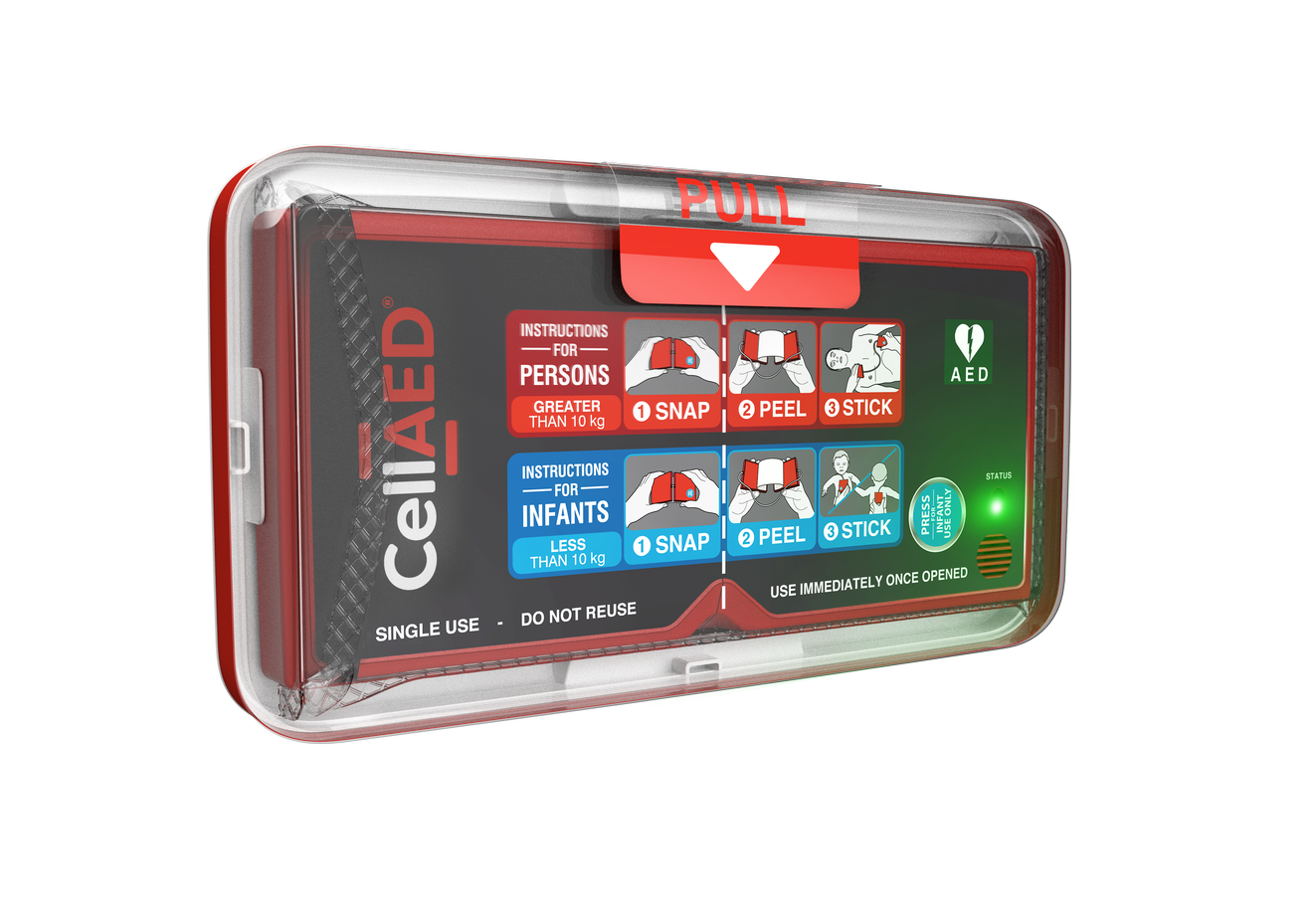CellAED- World's first personal AED- standalone