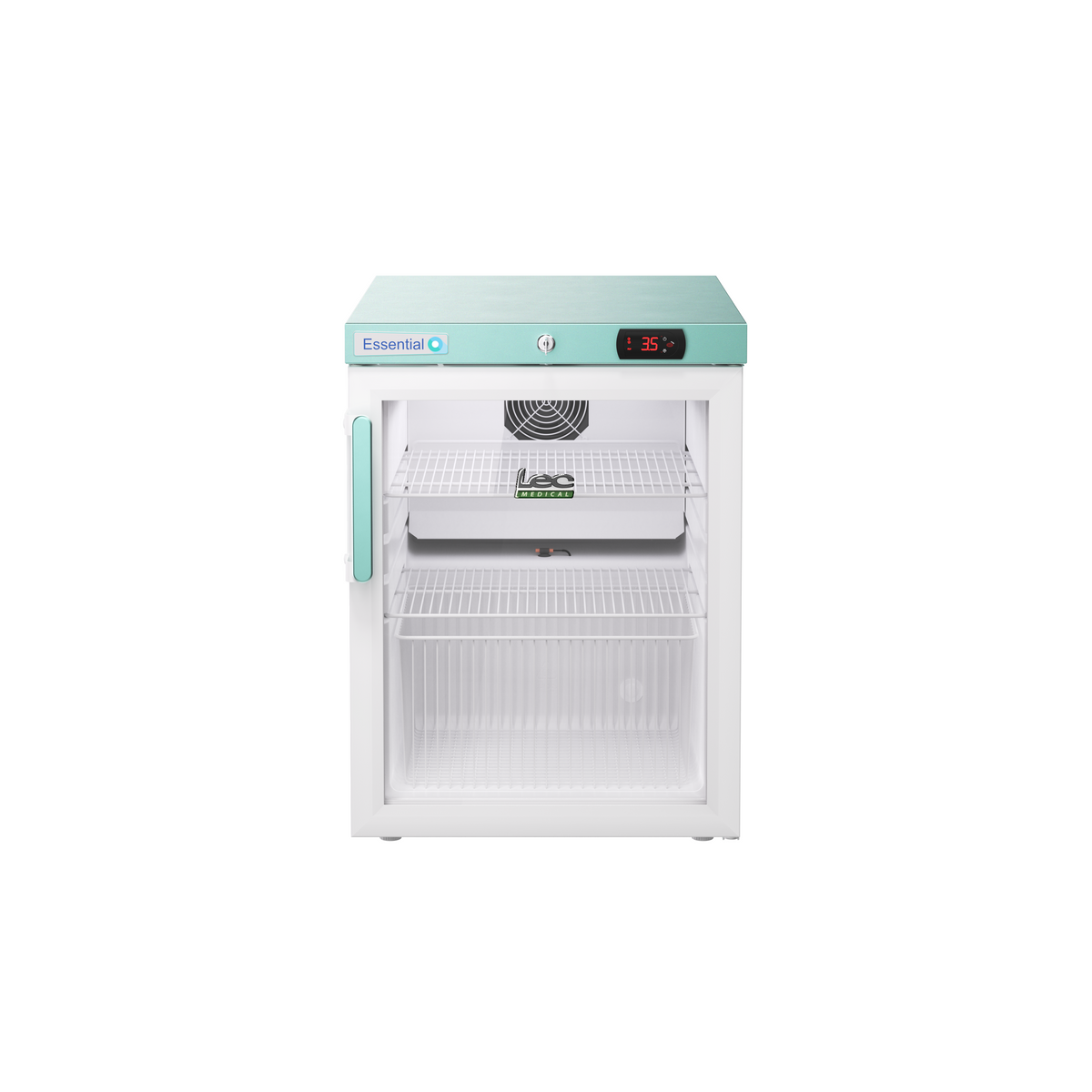 Lec Medical PEGR80DC Medical Fridge - Glass Door - 80 Litre