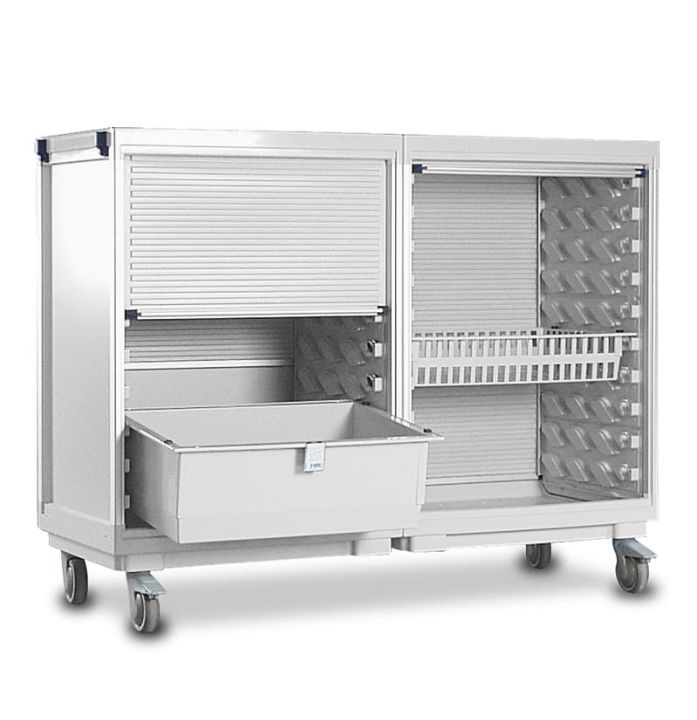 ScanCell Carts - Roller Shutters- 4A2RS10 - ScanCell, Type A, Double Column