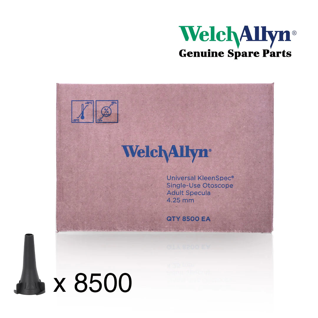 Welch Allyn 4.25mm Specula for Various Otoscopes Case of 8500