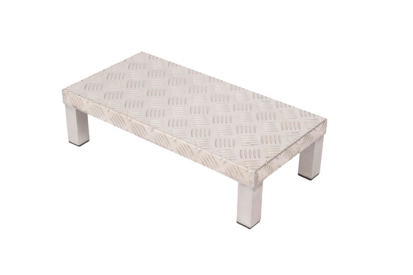 Surgeons’ Foot Stool aluminium tread, large