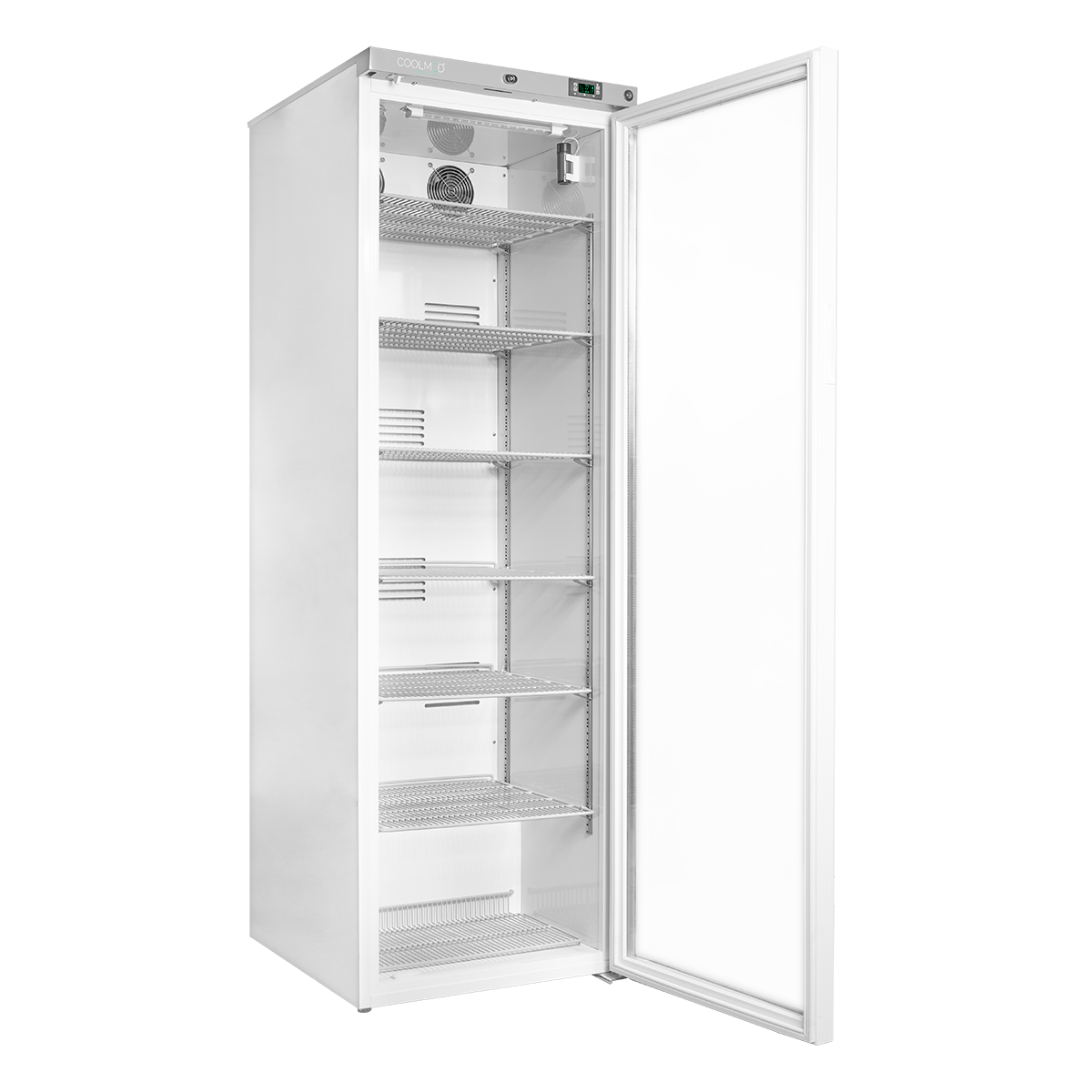 CMRTSG400 Glass Door Room Temperature Storage Cabinet 400L open view