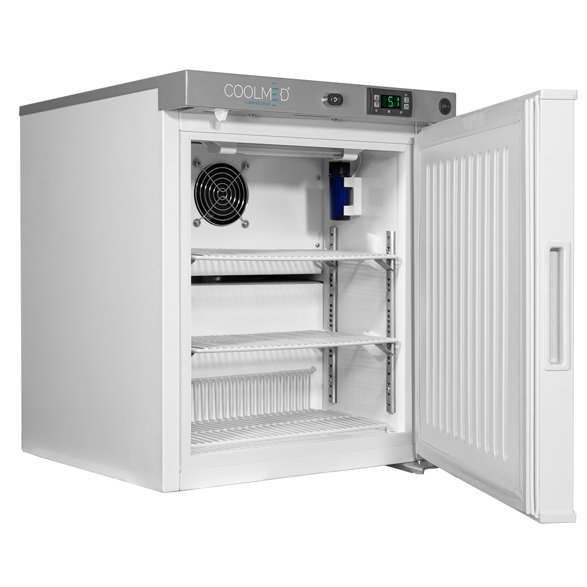 CMRTSS29 Solid Door Room Temperature Storage Cabinet 29L - open door
