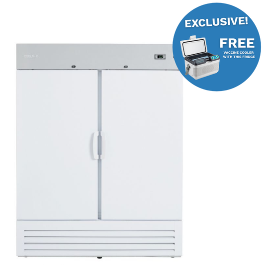 Solid Double Door Large Medical, Pharmacy, Vaccine Refrigerator CMS500
