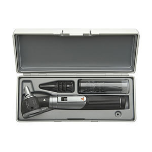 HEINE mini 3000 F.O. Otoscope 2.5v with Battery Handle & Case