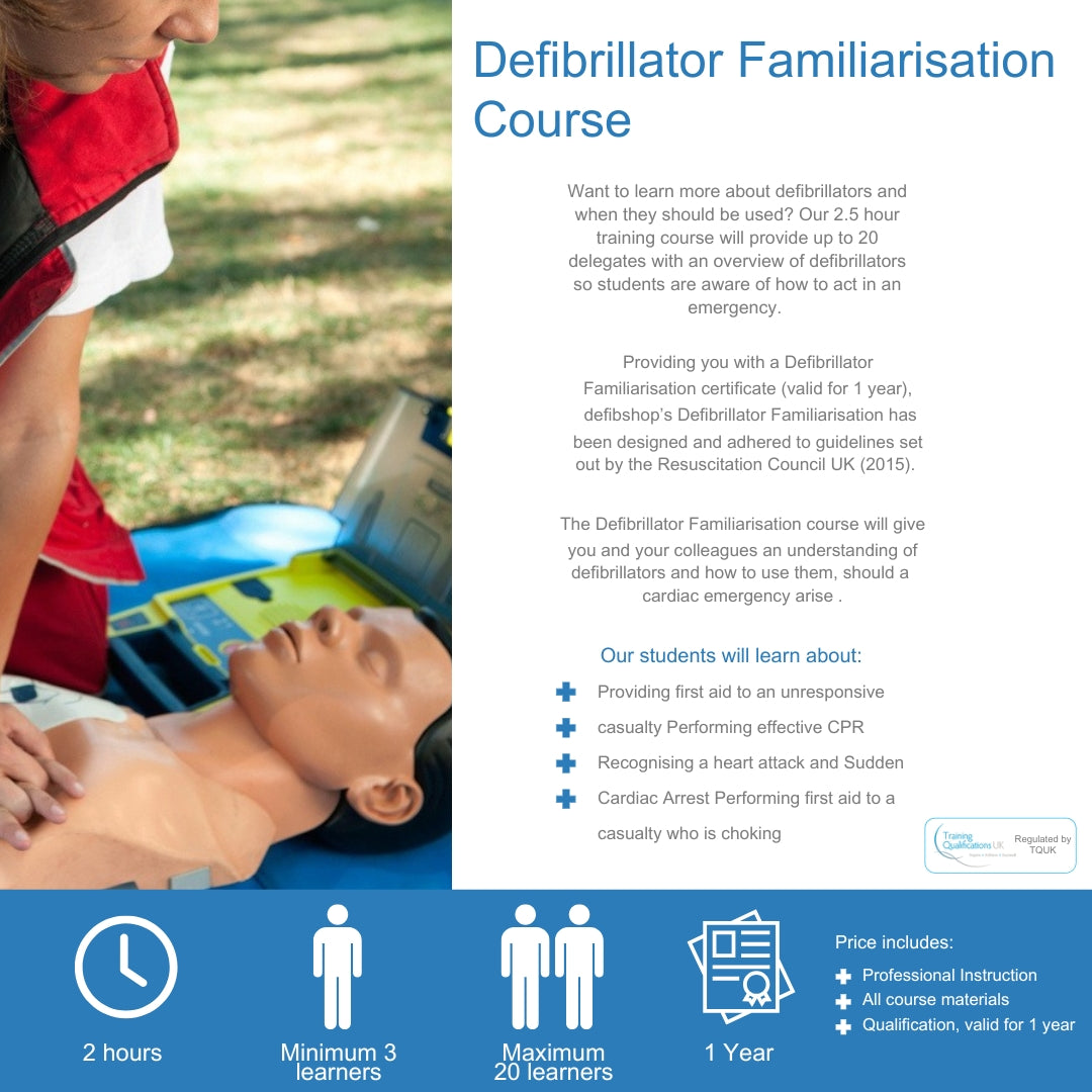 Defibrillator Familiarisation course