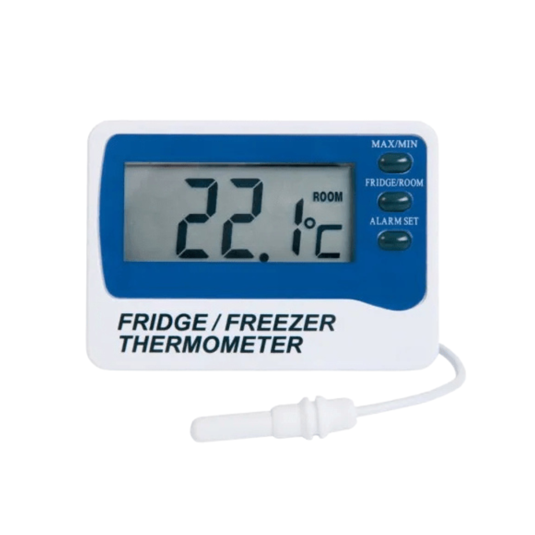 Digital Fridge/Freezer Thermometer with Alarm