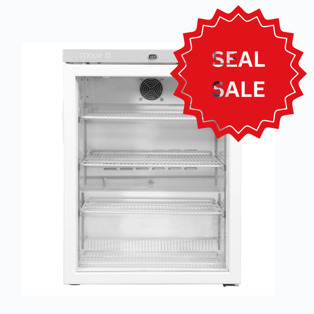 Glass Door Under Counter Medium Medical, Pharmacy, Vaccine Refrigerator CMG125