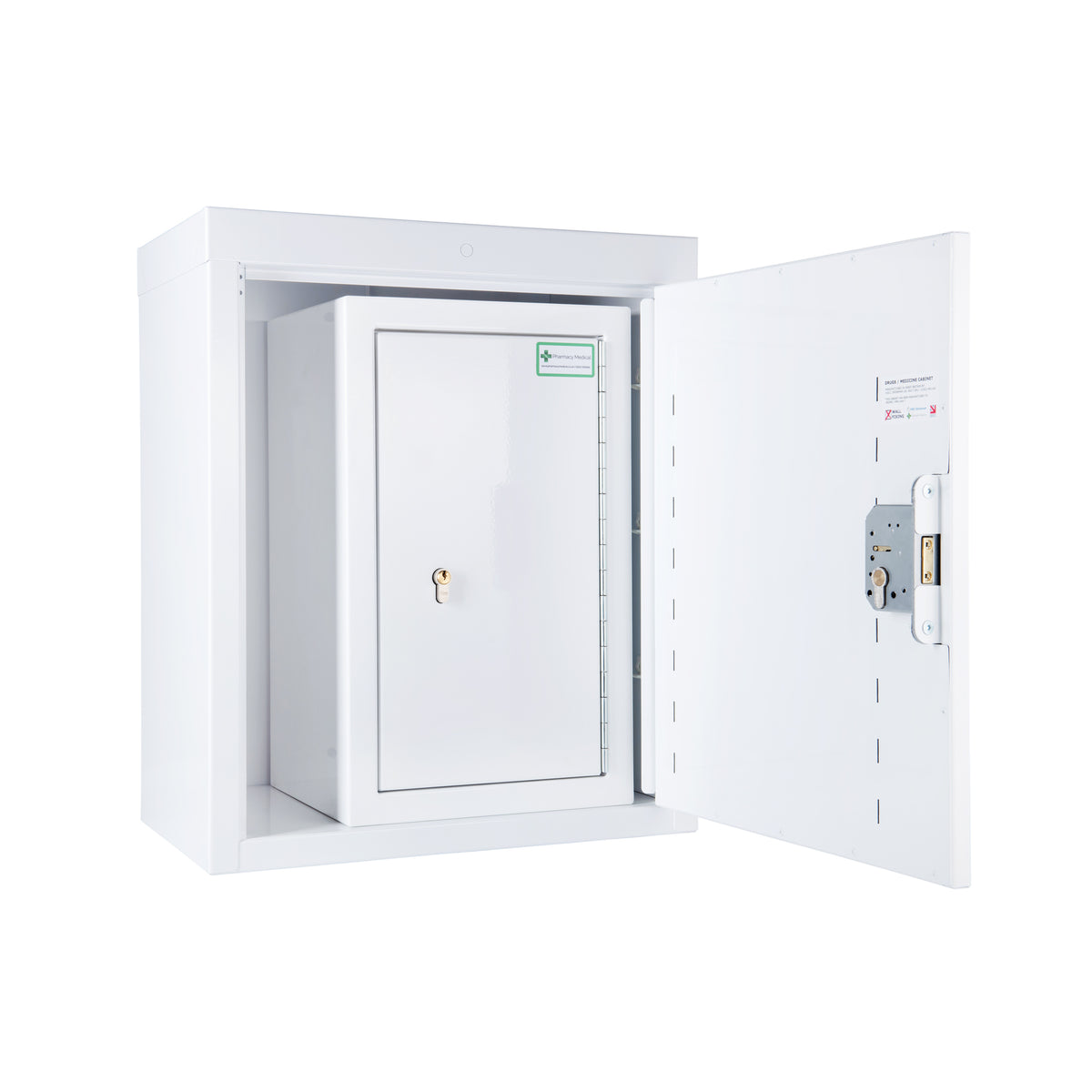 Pharmacy Medical HECCMC250A Medicine Cabinet – Internal Controlled Drugs Cabinet – 600 x 500 x 300mm