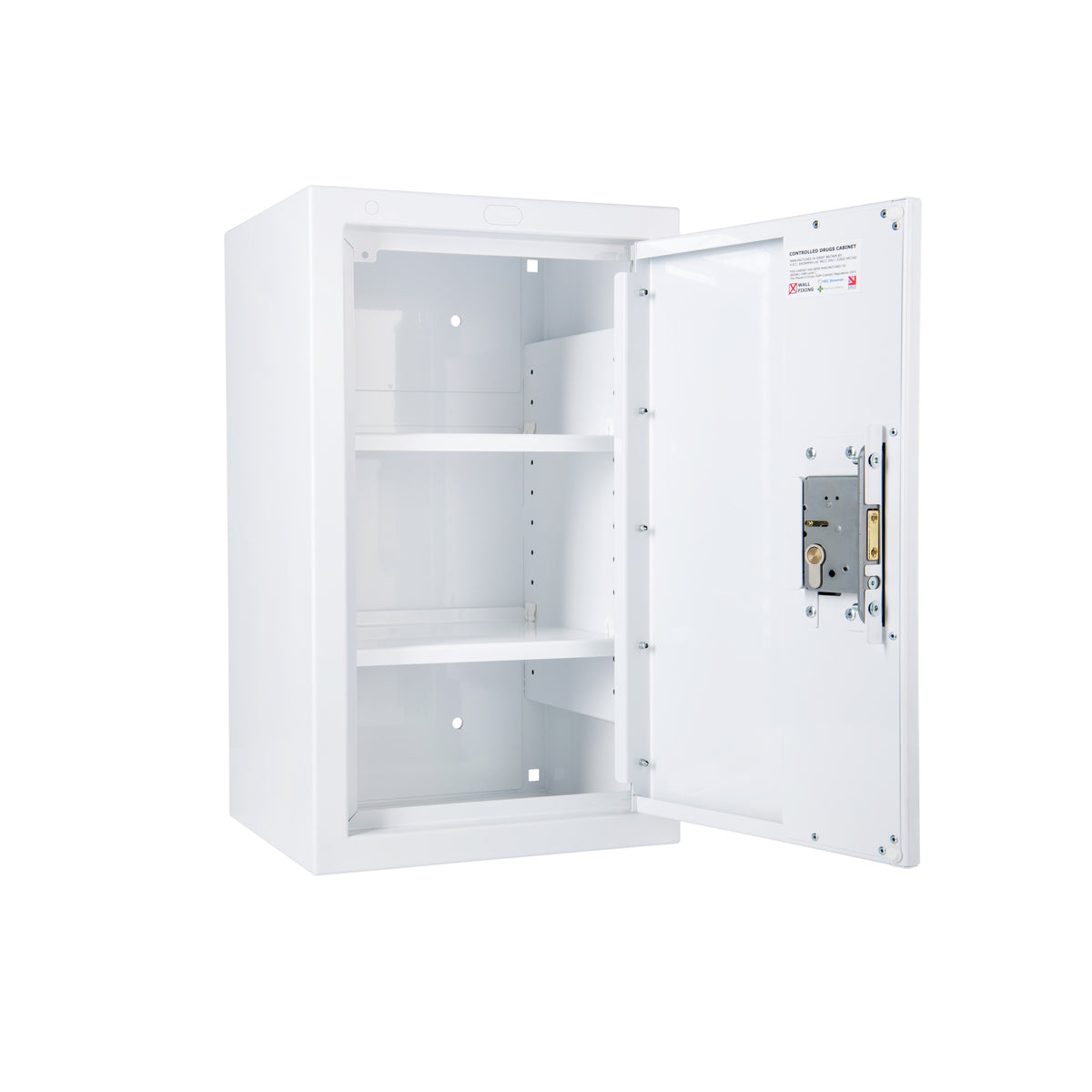 Pharmacy Medical - HECDC1010 CONTROLLED DRUGS CABINET | 2 SHELVES (Adjustable) | R or L HINGE, optional warning light
