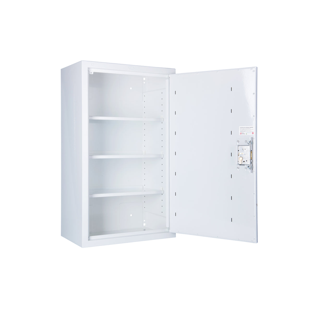 Pharmacy Medical - HECDC1030 CONTROLLED DRUGS CABINET | 3 SHELVES (Adjustable) | R or L HINGE, optional warning light