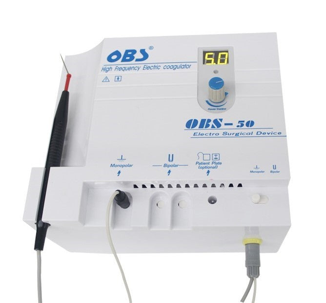 OBS- 50 High Frequency Electrical Coagulator (Alternative to ConMed Hyfrecator 2000) Gold Bipolar Package