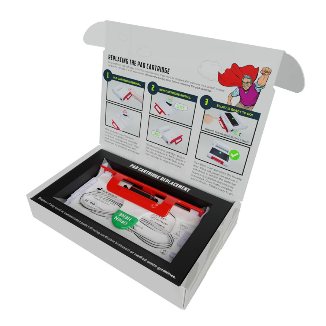HeartHero Elliot AED Replacement Adult & Child Pads