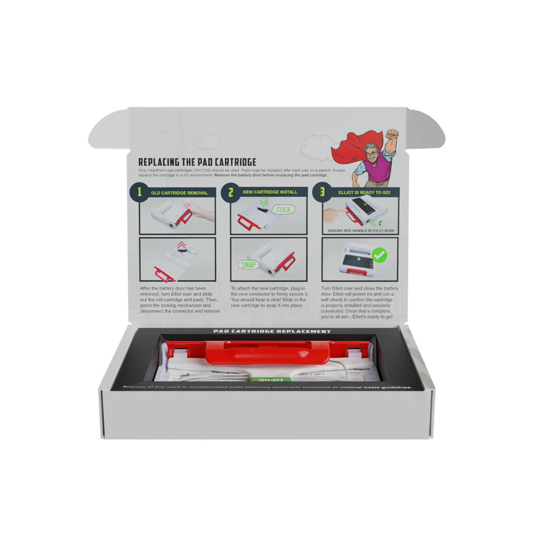 HeartHero Elliot AED Replacement Adult & Child Pads