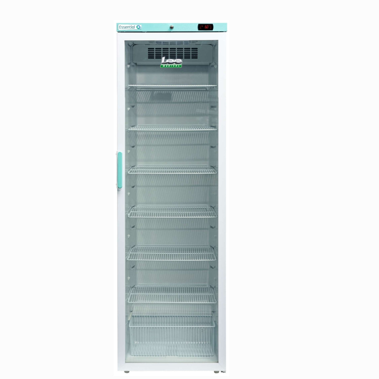 Lec Medical 394 Litre Pharmacy Essential Upright Fridge with Glass Door - PEGR400BT-AU