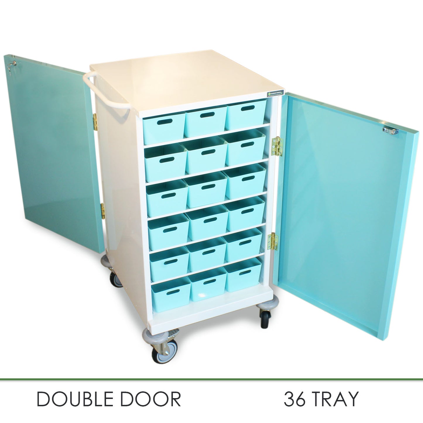 Pharmacy Medical - HECT660 36 TRAY ORIGINAL PACKAGING TROLLEY