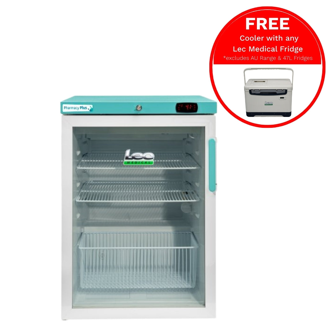 Lec Medical 158 Litre Under-Counter Fridge with Left Hand Hinge - PPGR158BT-LHH