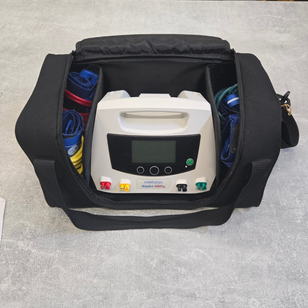 Refurbished Huntleigh Dopplex Ability Kit With Cuffs & Travel Carry Bag