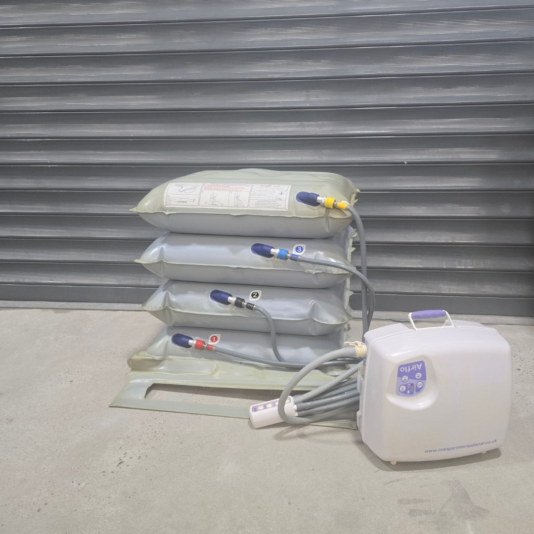 Reconditioned Mangar ELK Emergency Lifting Cushion Bleb Kit F + Airflow MK2 Compressor