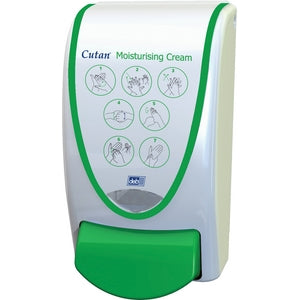 Cutan Moisturising Cream Wall Dispenser for 1 Litre Cartridges