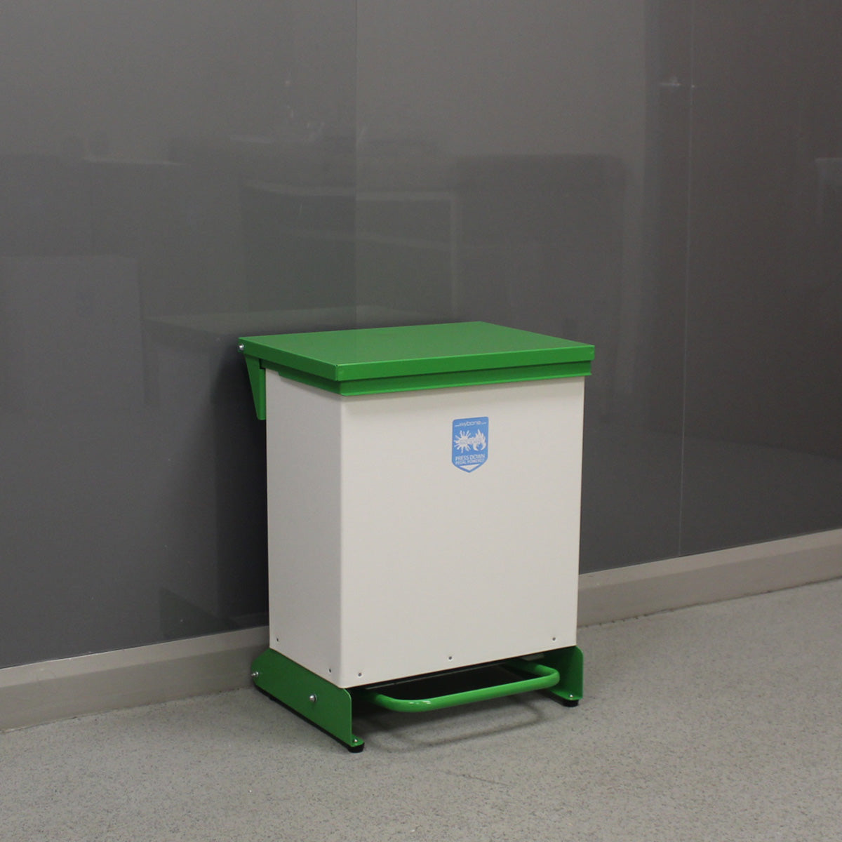 42 Litre Metal Fixed Body Clinical Waste Bin