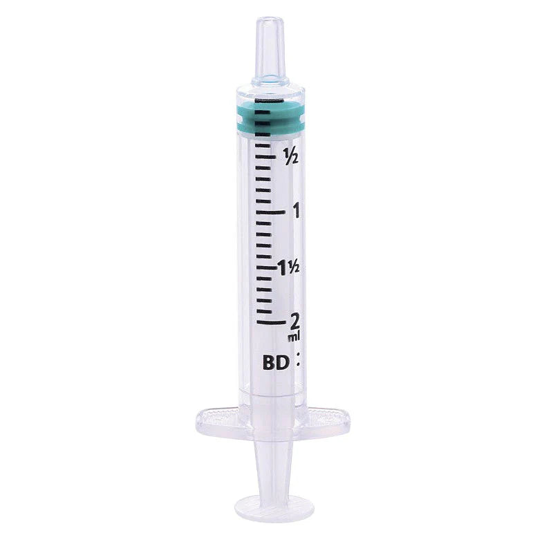 BD Emerald Hypodermic Syringe - Luer Slip Concentric - 2ml x 100
