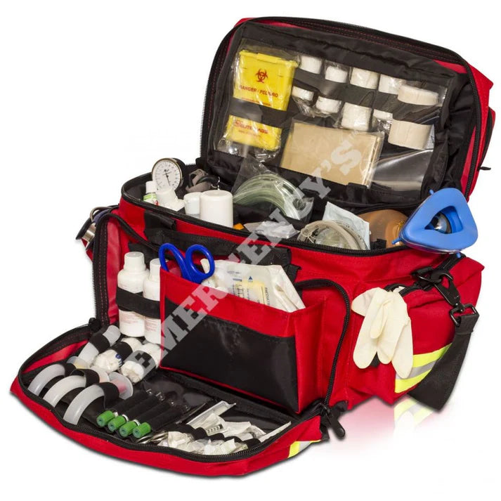 Emergency bag internal view