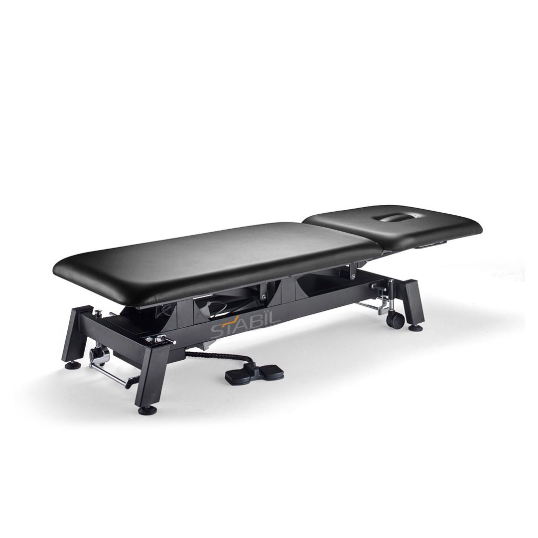 Pro 2-Section Treatment Couch - Black