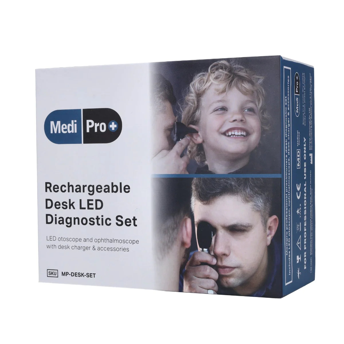 Otoscope & Ophthalmoscope Desk Set - box