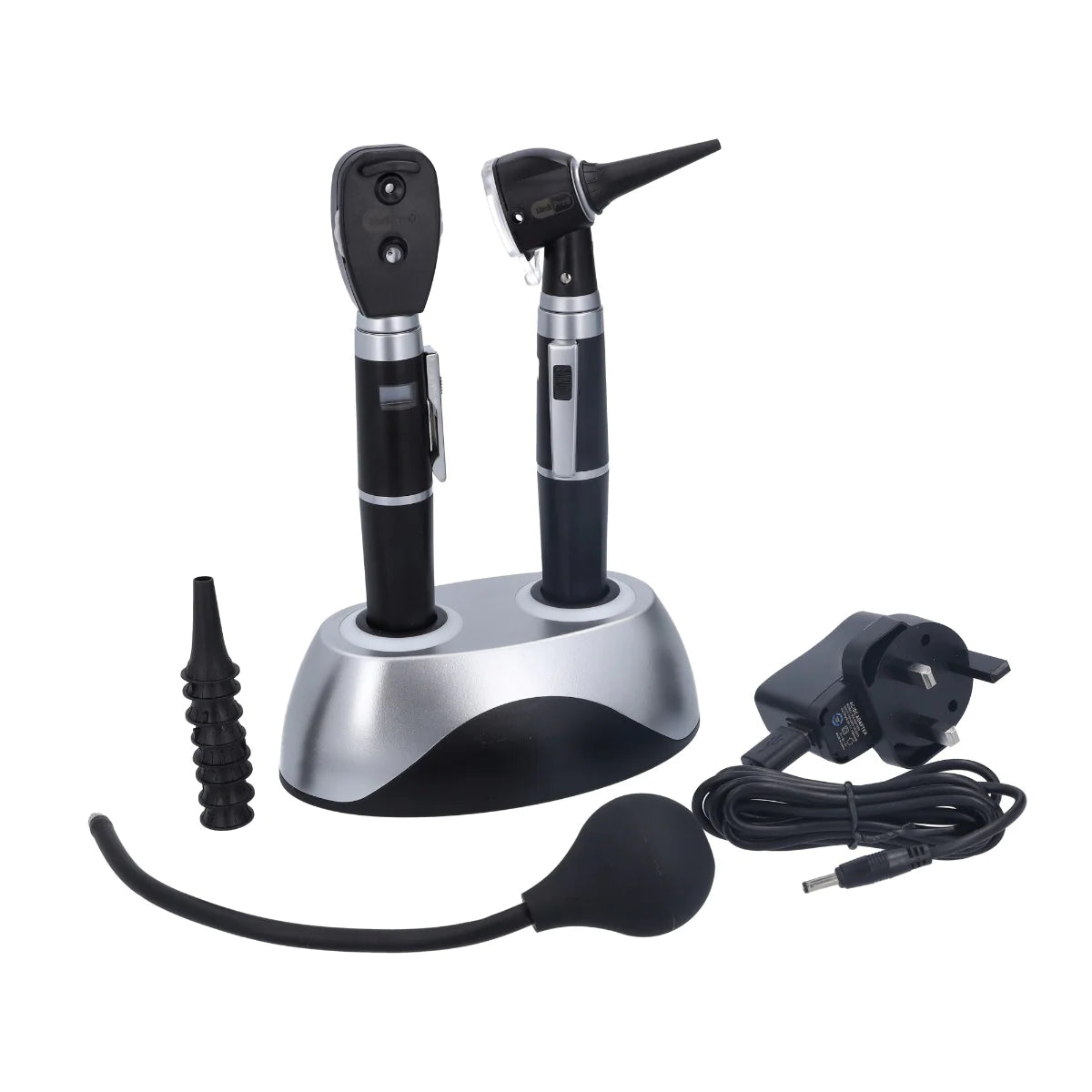 Otoscope & Ophthalmoscope Desk Set - complete package
