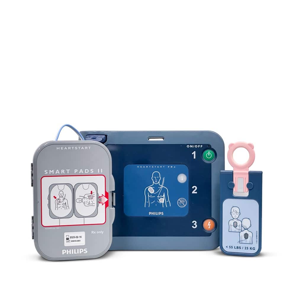 Philips HeartStart FRx Defibrillator with Carry Case & Child Key