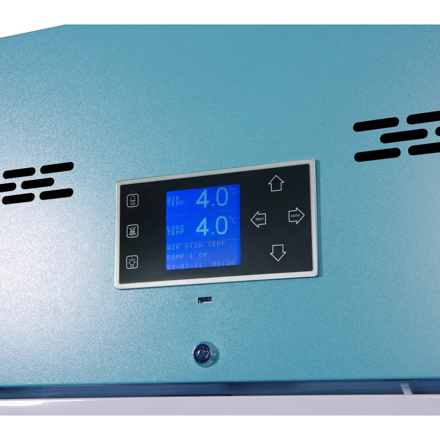 Lec Medical 600 Litre Freestanding Large Fridge - Glass Door - PSR600