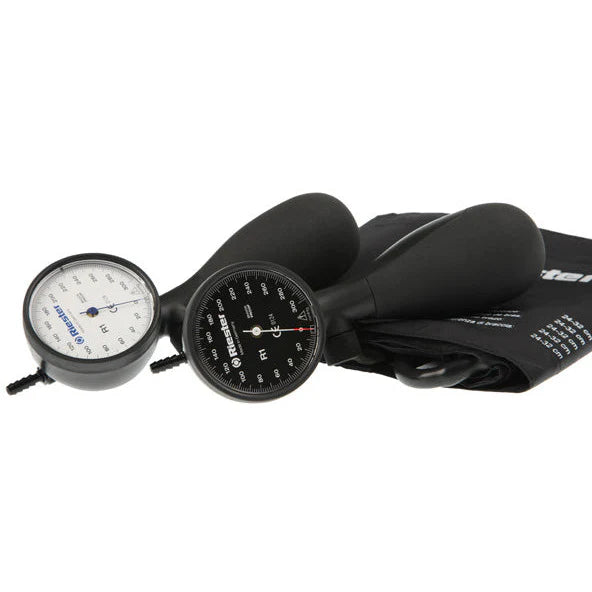 Riester R1 Shockproof Sphygmomanometer with Adult Cuff- black
