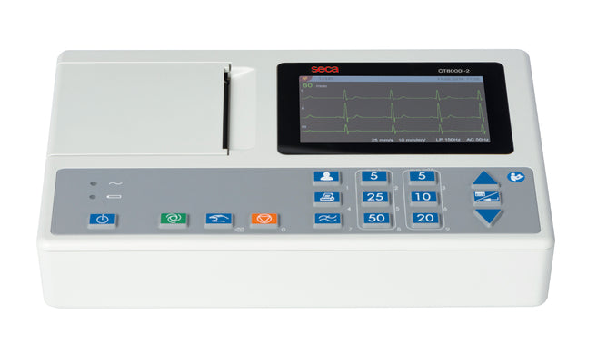 seca CT8000i-2 - NEW 12 lead, 3 Channel high quality interpretive ECG with 5" colour LCD screen, easy patient data entry, PDF ECG export via USB - compatible with emis, SystmOne, Vision…