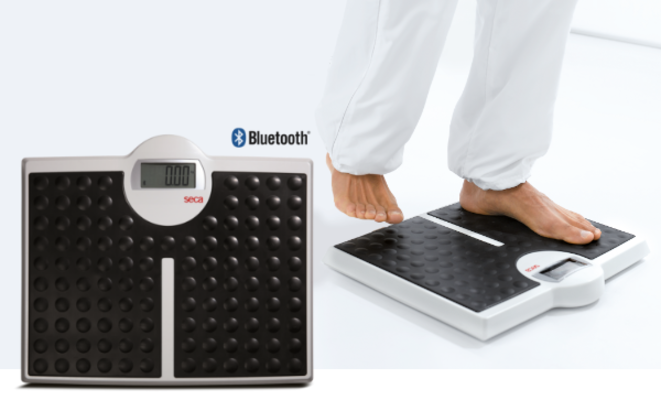 seca 813 bt - Digital personal flat scale with large platform with Bluetooth