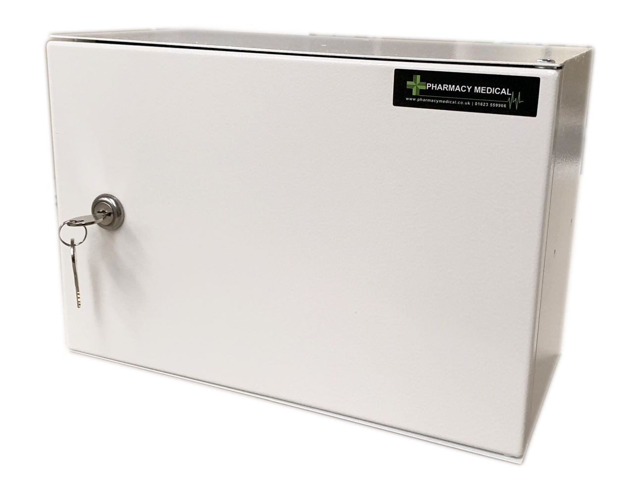 Pharmacy Medical - POD213S POD LOCKER (H x W x D) – 220mm x 320mm x 160mm | SIDE HINGE, NO SHELF | lock and vision panel options