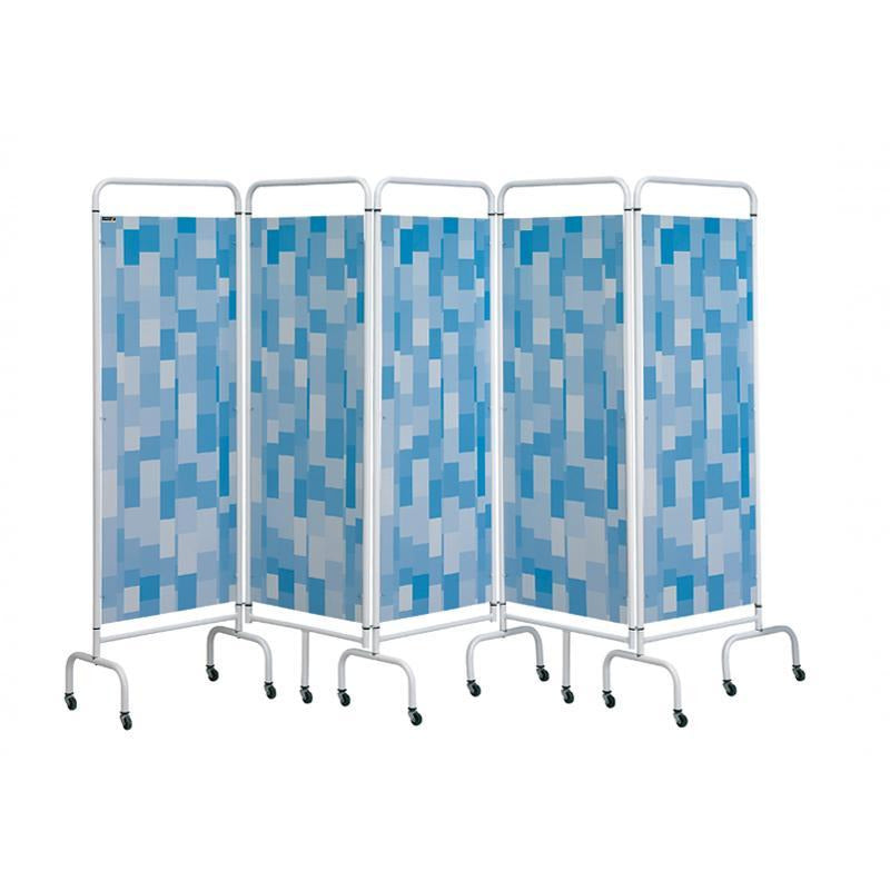 Sunflower - 5 Panel Mobile Folding Hospital Ward Screen