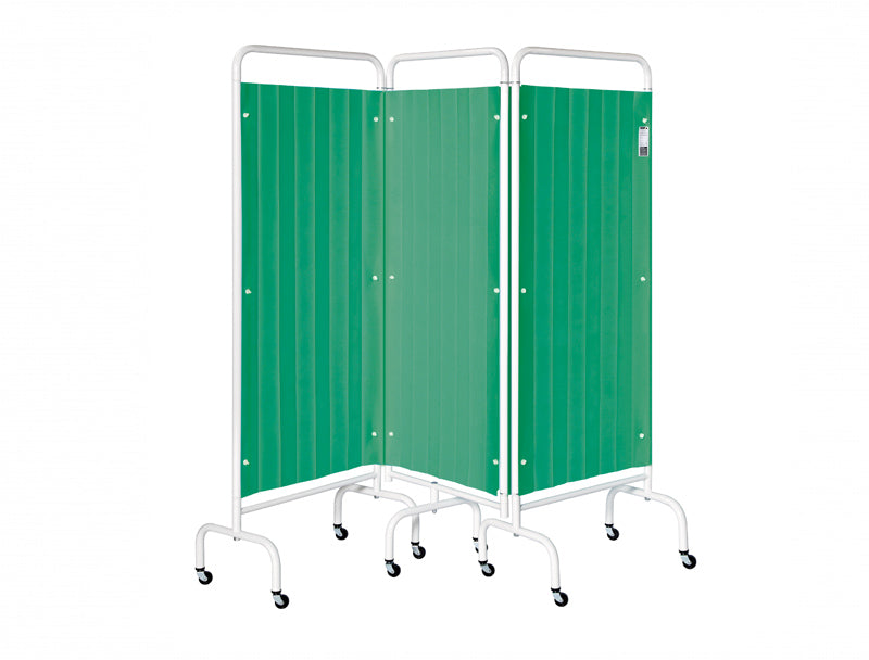 Sunflower - 3 Panel Mobile Folding Curtained Screen