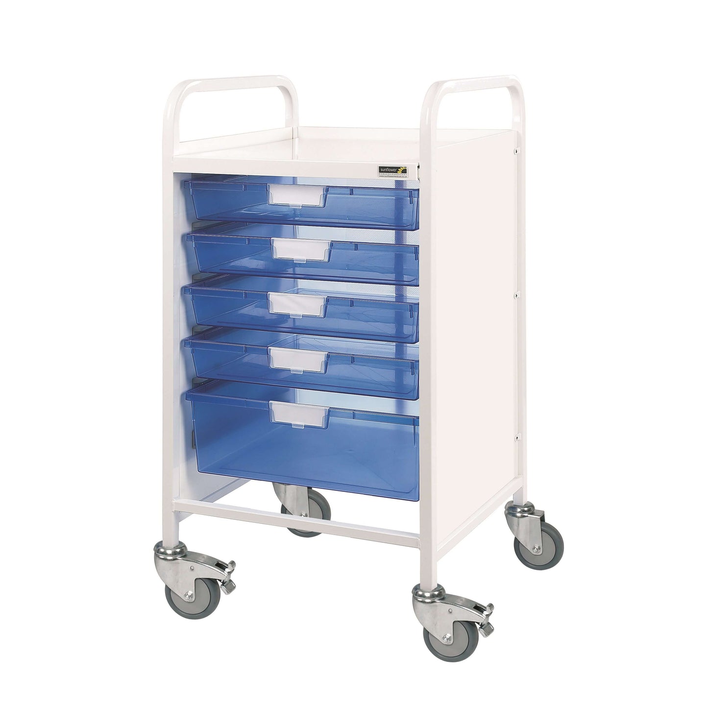 Sunflower - VISTA 50 Trolley - 4 Single/1 - blue trays