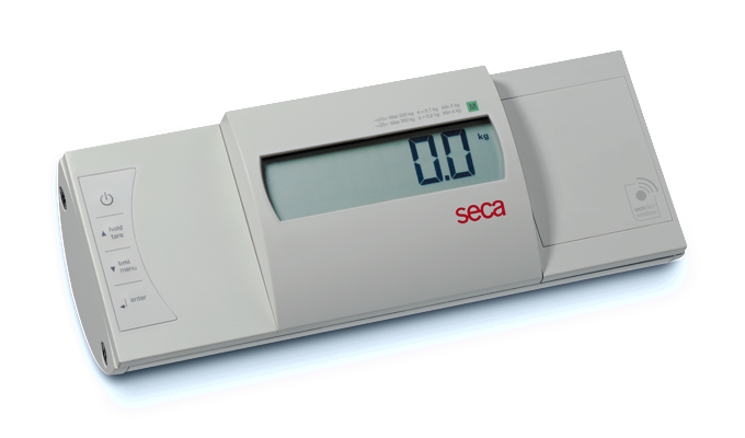 seca 635r - Class III high capacity flat scale, with extra large platform, carry handle & RS232 connectivity - ideal for Renal Units