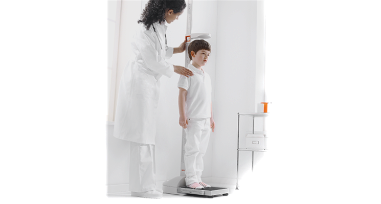 seca 877 - Class III digital flat scale with mother-child function