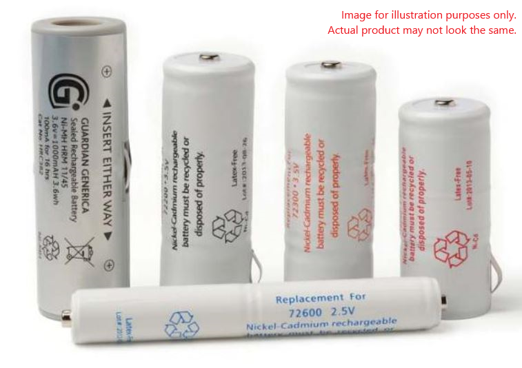 Opticlar - 2.5V Rechargeable Battery 600mAh NiCad Red Label