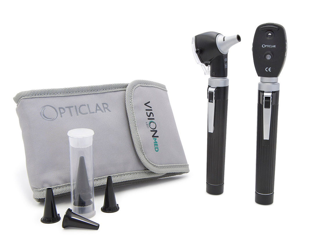 Opticlar - Pocket E.N.T Otoscope Set - AA Battery, Zip Case