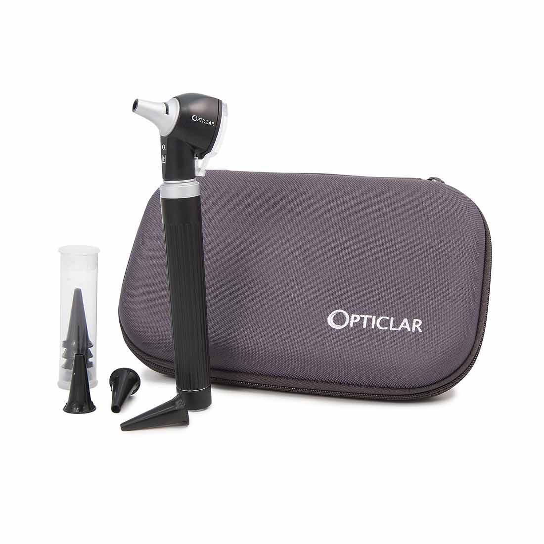 Opticlar - Pocket Otoscope Set - AA Battery, Zip Case