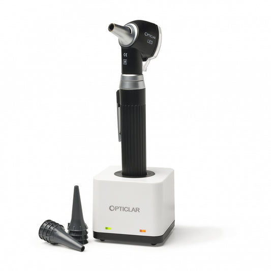 Opticlar - Pocket Otoscope Set - Rechargeable, Zip Case