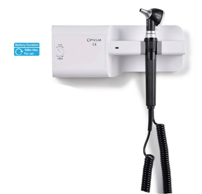 Opticlar - Pocket Otoscope Set - Wall Mounted