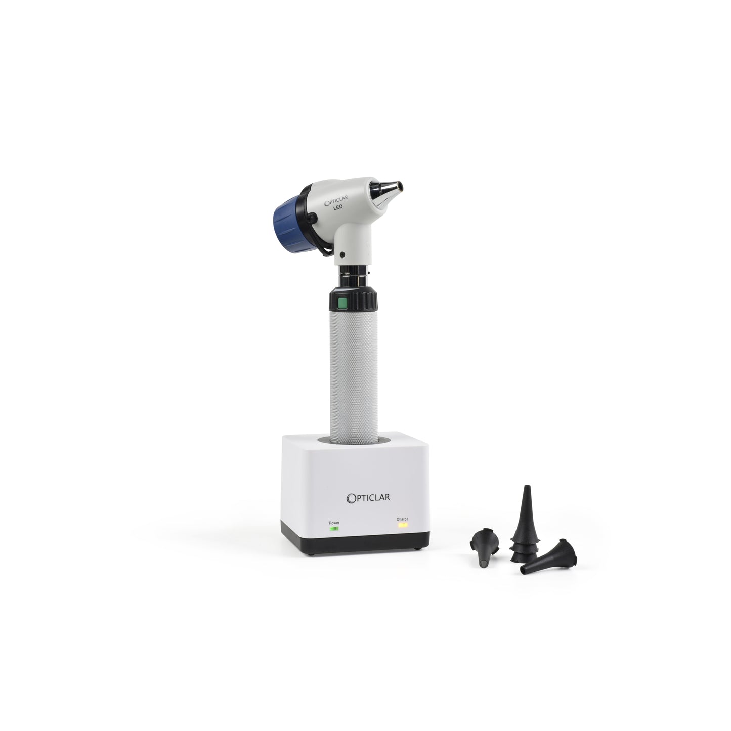 Opticlar - VarioScope Veterinary Otoscope Set - 1 ADAPT Lithium Rechargeable Handle, Single Port Charger