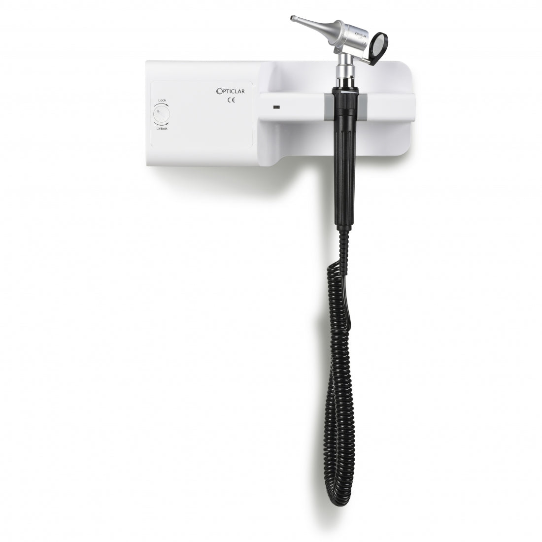 Opticlar - Veterinary Slit Otoscope Set - Wall Mounted, Mains/ C Cell