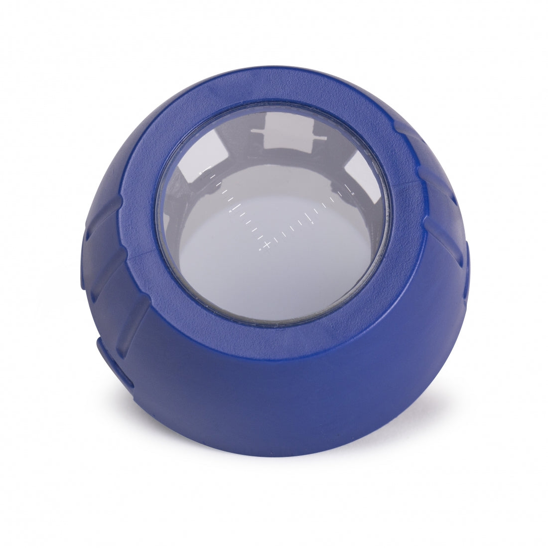 A blue and clear XY graticule plate for D-Scope 8DS with immersion and polarisation modes.